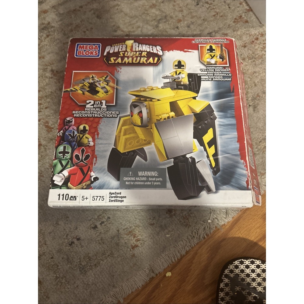 Mega Bloks 5775 - Power Rangers Super Samurai - Ape Zord Rare Retired READ